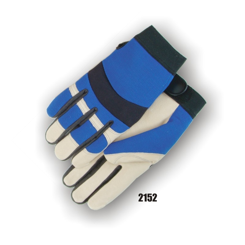 Large Pigskin Palm Mechanics Gloves